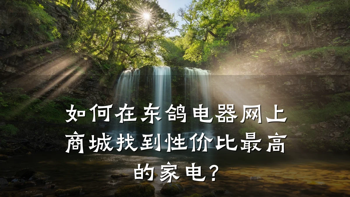 如何在东鸽电器网上商城找到性价比最高的家电?