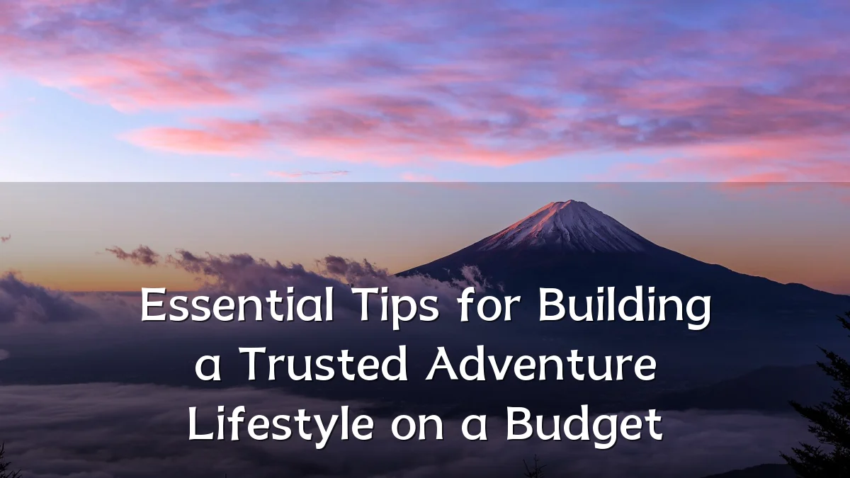 Essential Tips for Building a Trusted Adventure Lifestyle on a Budget