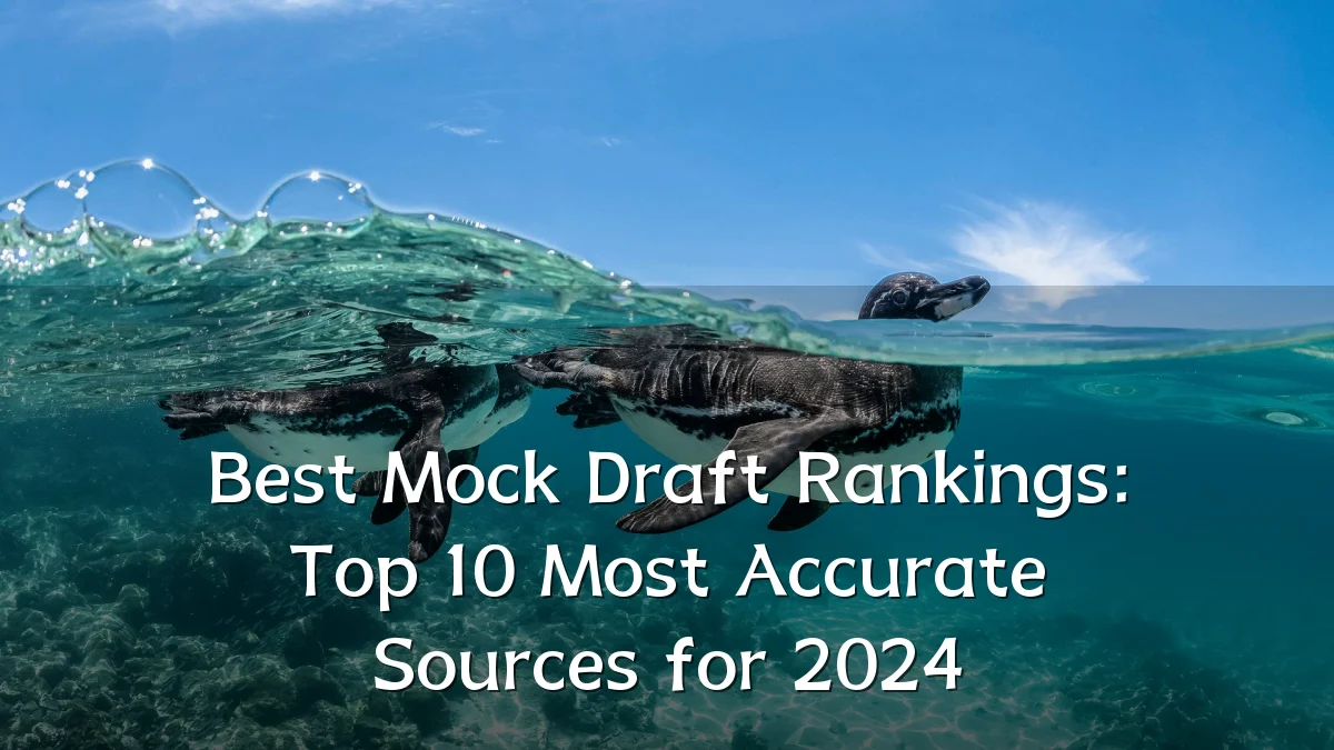 Best Mock Draft Rankings: Top 10 Most Accurate Sources for 2024