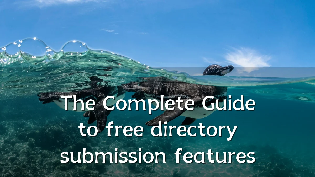 The Complete Guide to free directory submission features