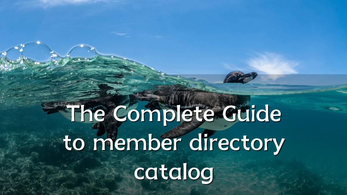The Complete Guide to member directory catalog