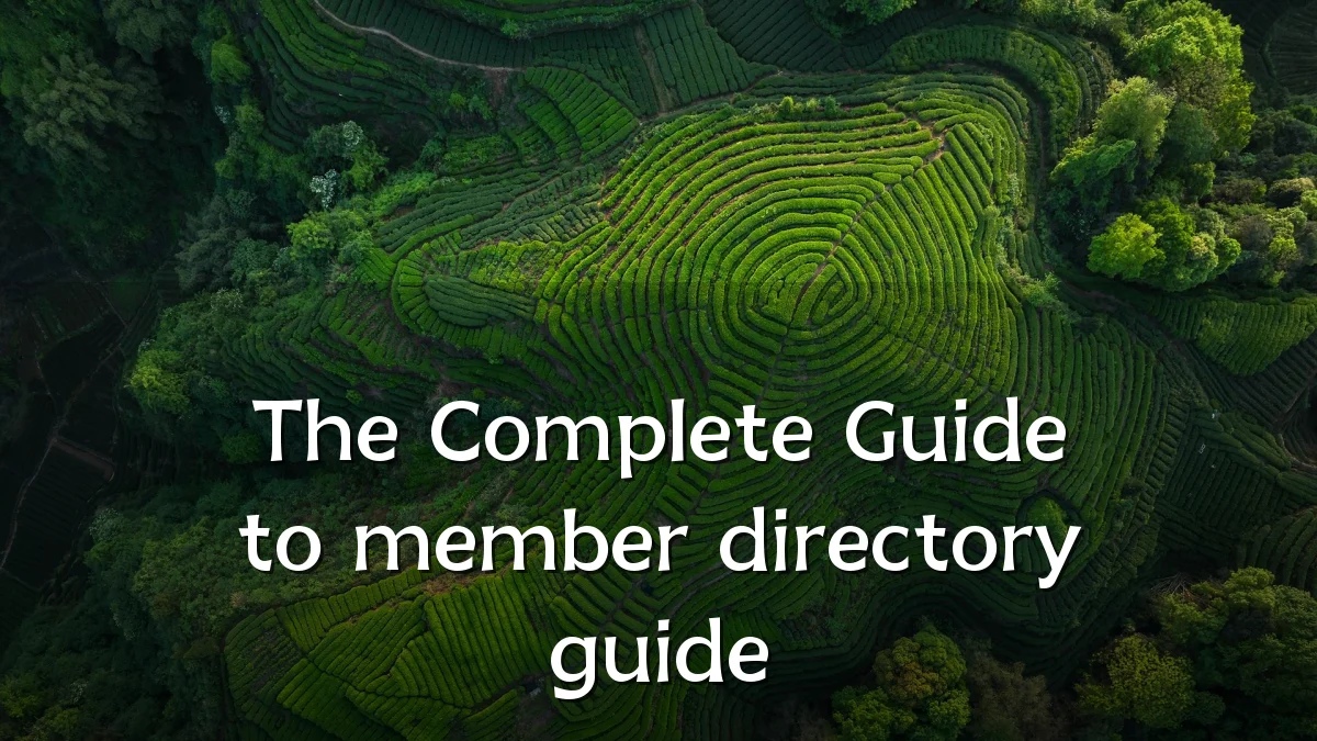 The Complete Guide to member directory guide