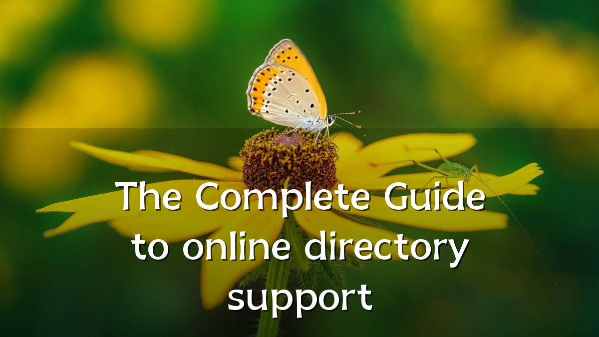 The Complete Guide to online directory support