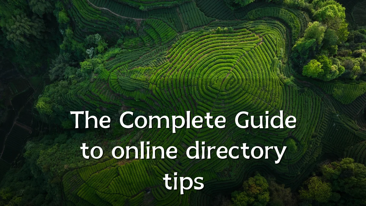 The Complete Guide to online directory tips