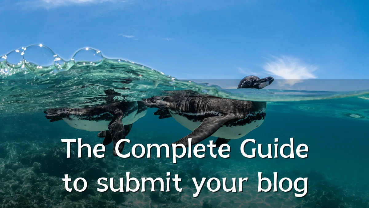 The Complete Guide to submit your blog