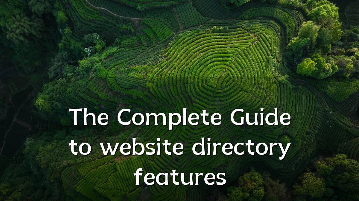 The Complete Guide to website directory features