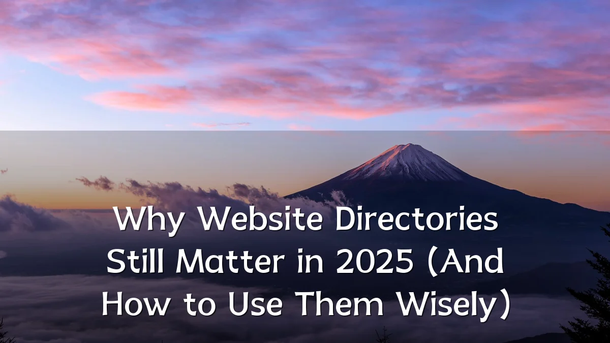 Why Website Directories Still Matter in 2025 (And How to Use Them Wisely)