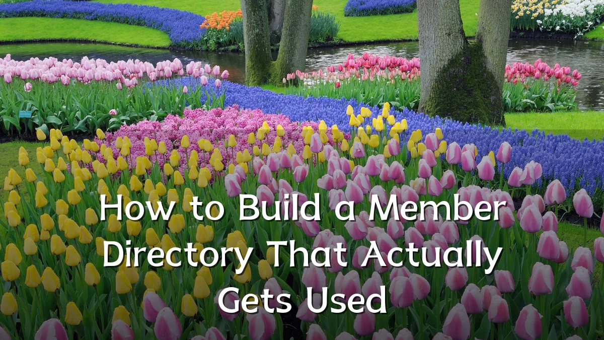How to Build a Member Directory That Actually Gets Used