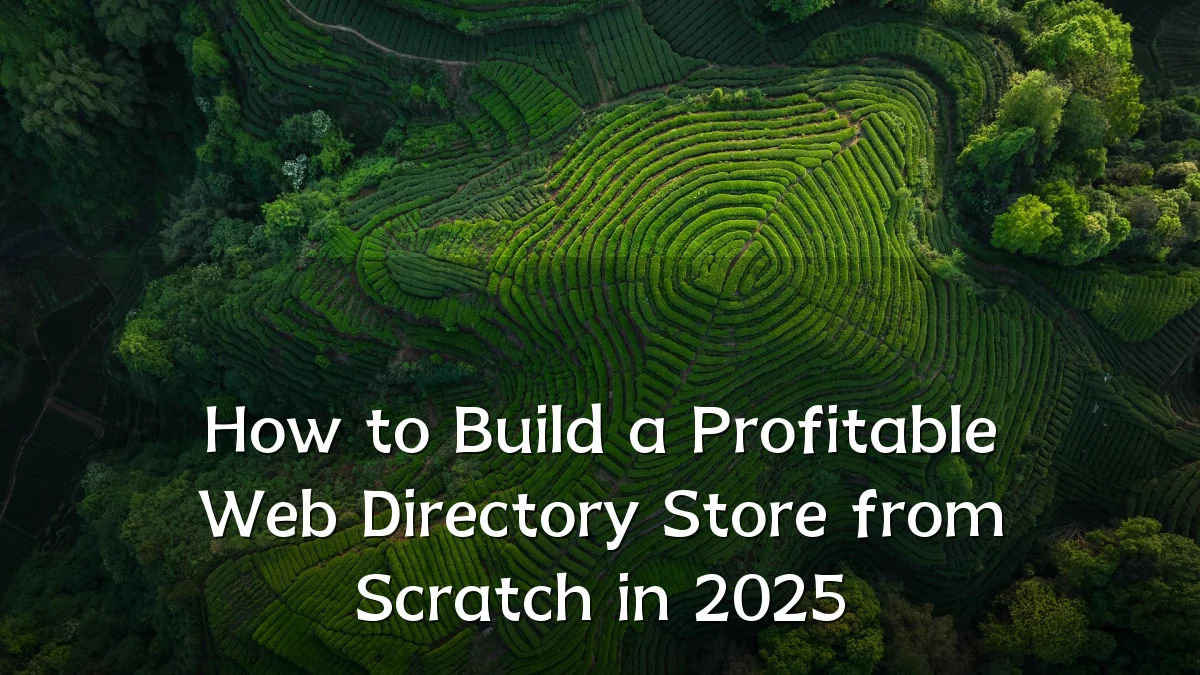 How to Build a Profitable Web Directory Store from Scratch in 2025