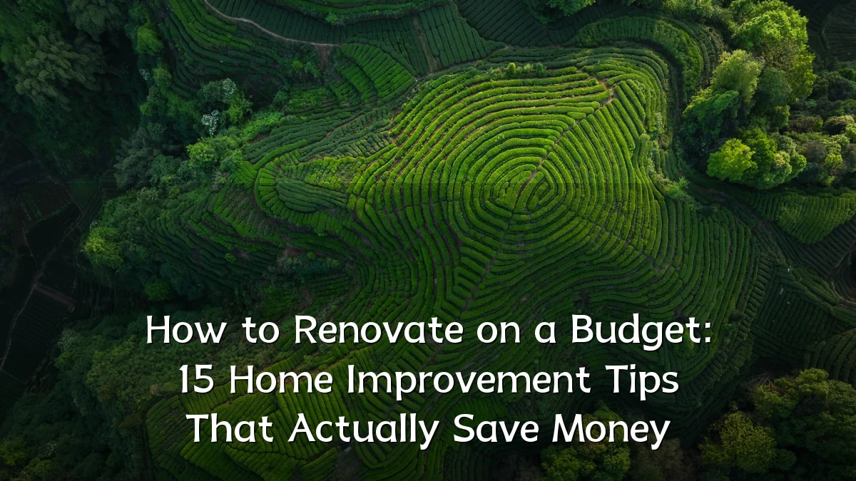 How to Renovate on a Budget: 15 Home Improvement Tips That Actually Save Money