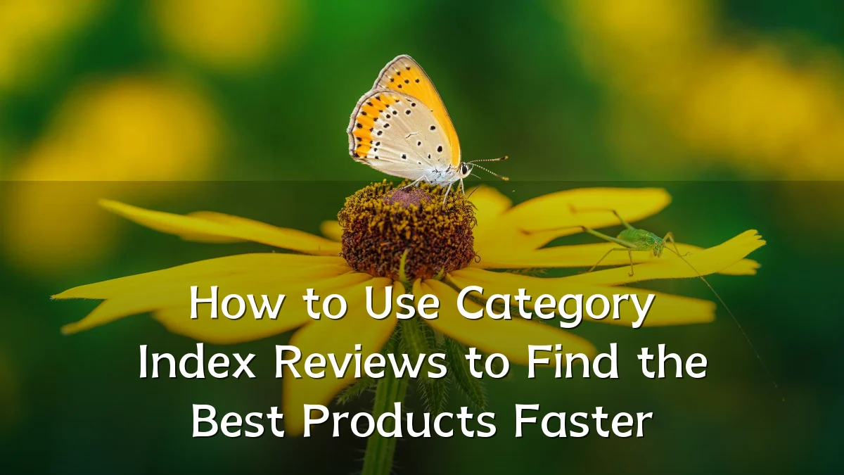 How to Use Category Index Reviews to Find the Best Products Faster