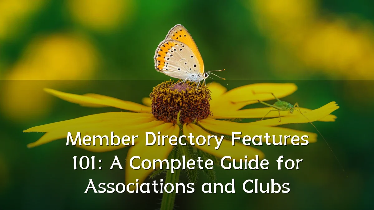Member Directory Features 101: A Complete Guide for Associations and Clubs