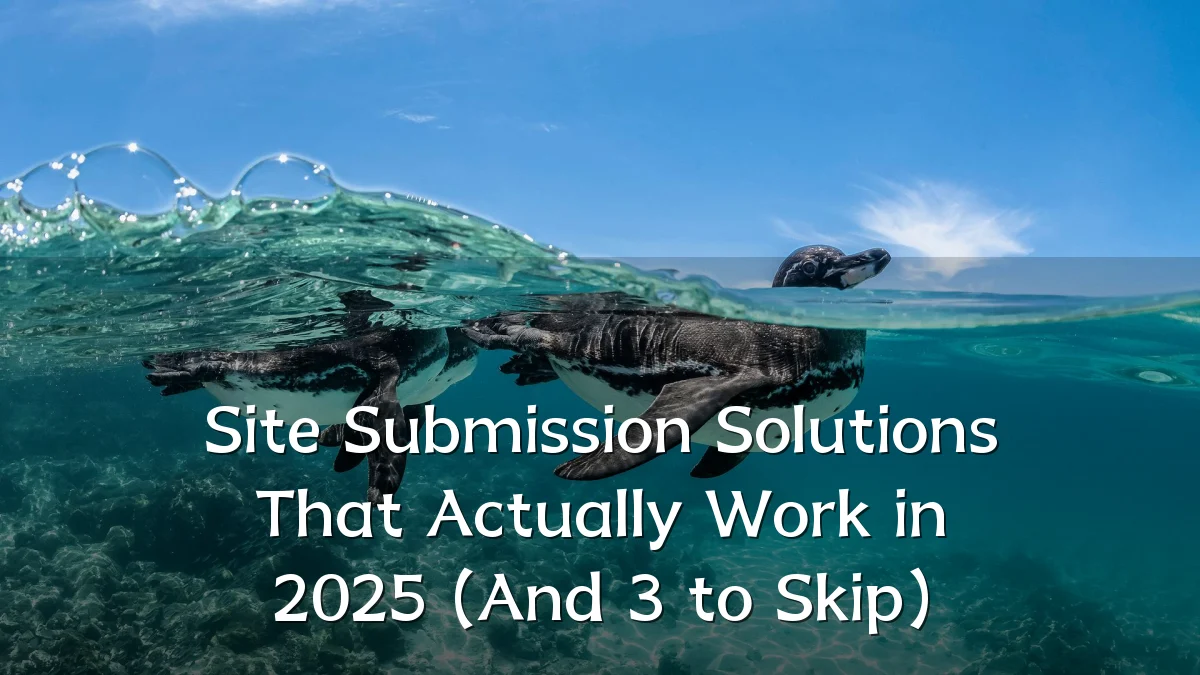 Site Submission Solutions That Actually Work in 2025 (And 3 to Skip)